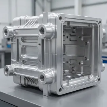 Machined aluminum die cast enclosure