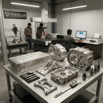 Aluminum forged EV component manufacturing