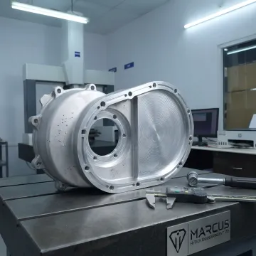 Machined aluminum die cast cover for OEM use