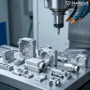 Precision medical die cast component with treated surface