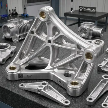 Die cast aluminium components for industrial manufacturing