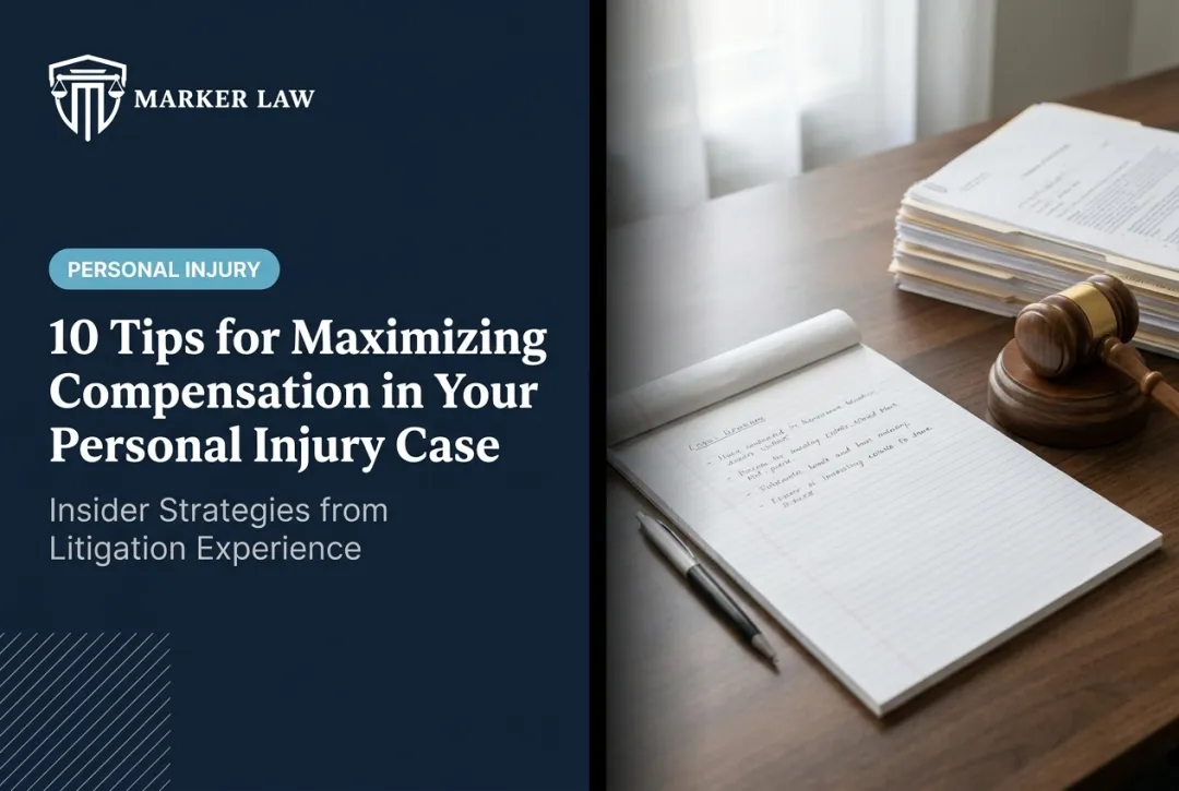 10 Tips for Maximizing Compensation in Your Personal Injury Case