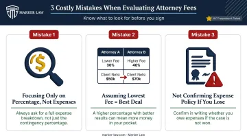 Three common attorney fee evaluation mistakes injured motorcycle accident riders make