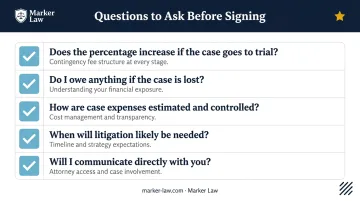 Five key questions to ask a dog bite attorney before signing representation agreement