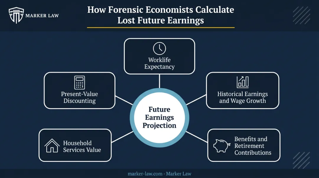 Five factors forensic economists use to calculate wrongful death lost earnings
