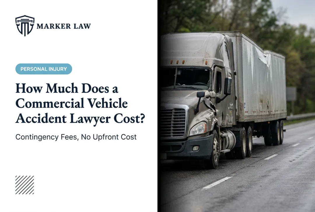 How Much Does a Commercial Vehicle Accident Lawyer Cost?