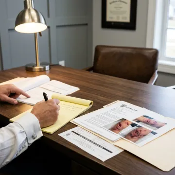Attorney preparing evidence for a dog bite injury claim