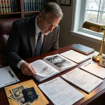 Attorney reviewing wrongful death case evidence