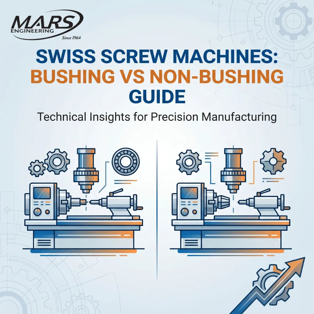 Swiss Screw Machines: Bushing vs Non-Bushing Guide