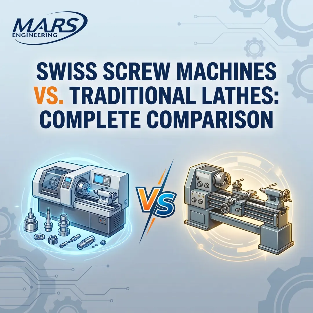 Swiss Screw Machines vs. Traditional Lathes: Complete Comparison