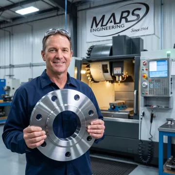 Precision flange manufacturing process