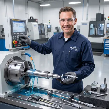 Precision grinding of aerospace components