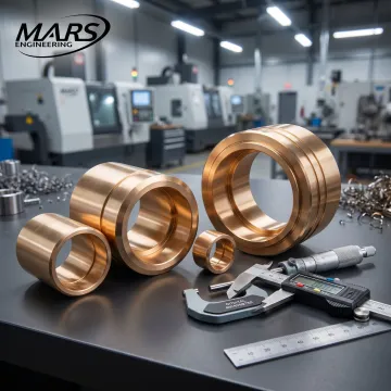 Machined bronze bearing components