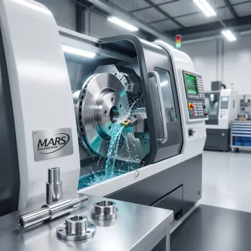 Automotive CNC turning process