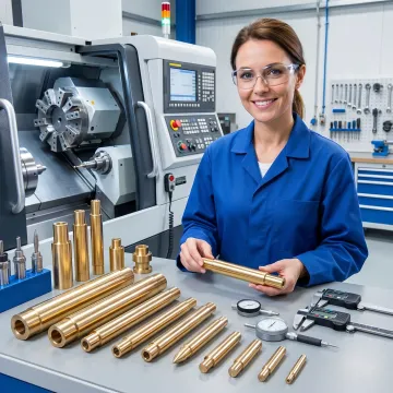 Custom brass shaft manufacturing process