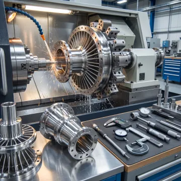 Precision stainless steel aerospace component manufacturing