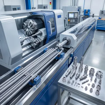 Aerospace Swiss screw machining of precision metal parts