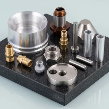 Precision turned connector components