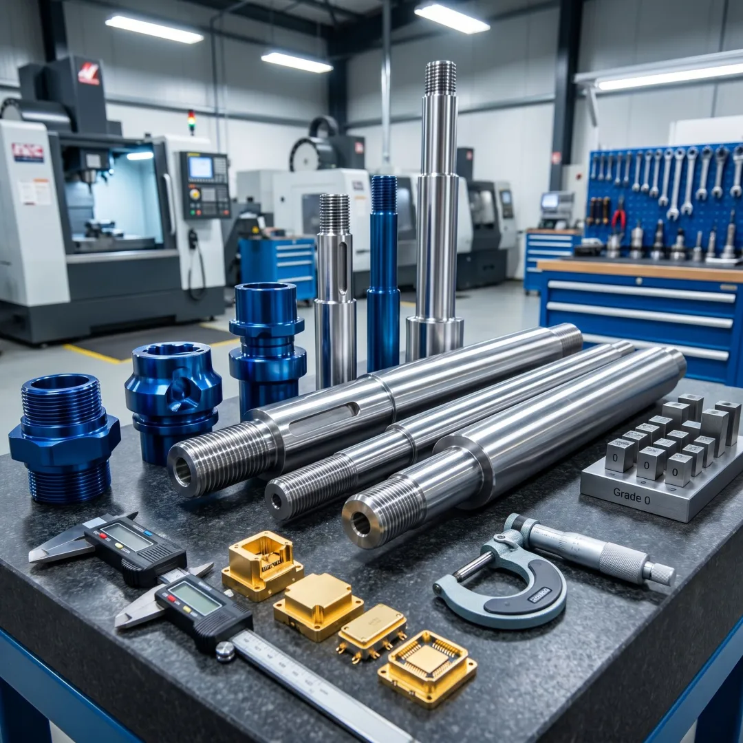 Precision aerospace turned components on a machining workstation