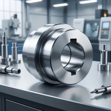 Custom machined shaft coupling component