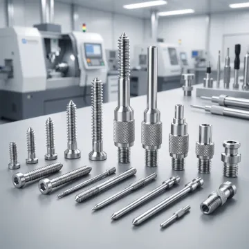 Swiss machined medical components