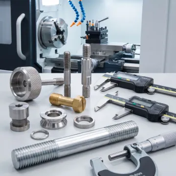 Precision manufacturing process for turned metal parts