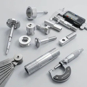 Machined aluminum precision components