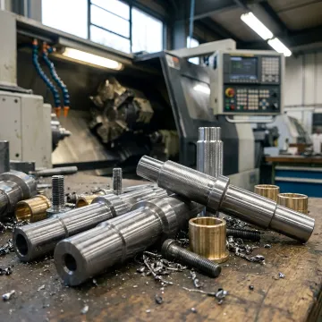 Precision turned parts produced through screw machining