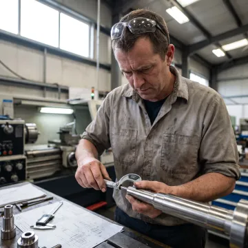 Aerospace parts inspection and machining