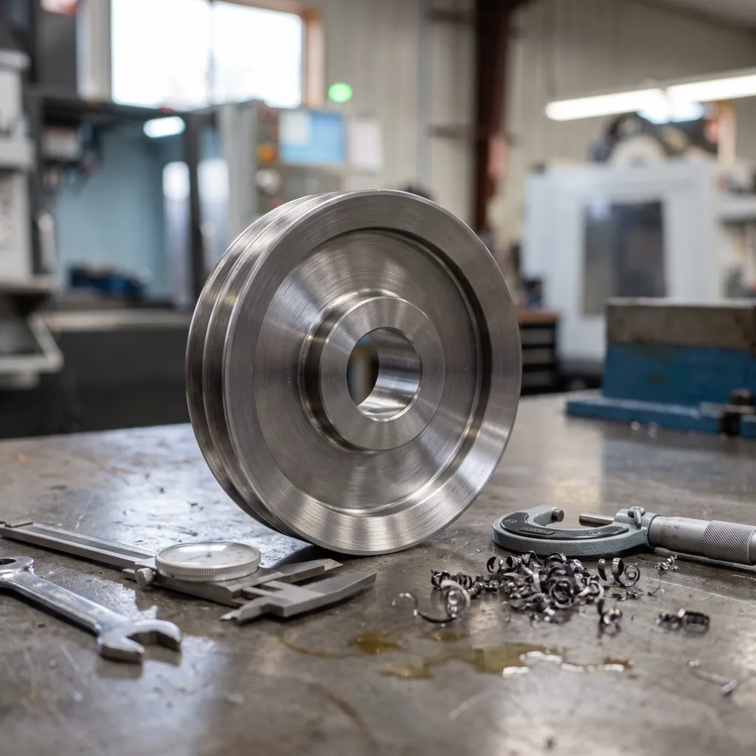 Custom V-Belt Pulleys for Automotive — Machine Shop