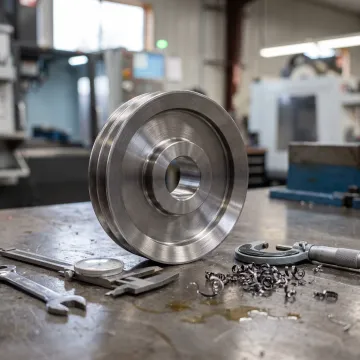 Custom V-Belt Pulleys for Automotive — Machine Shop
