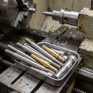 Precision turned parts from CNC Swiss lathe