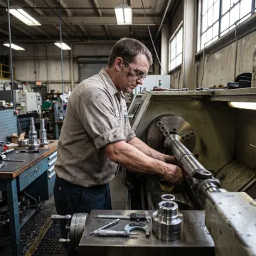 Precision driveshaft machining process