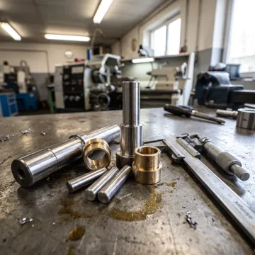 Custom machined automotive metal components