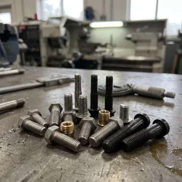 Custom automotive fasteners in a precision machine shop