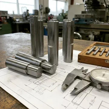 Precision mold core pins and inserts for injection molding