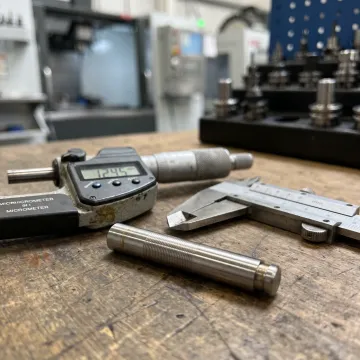Precision Swiss-machined metal component