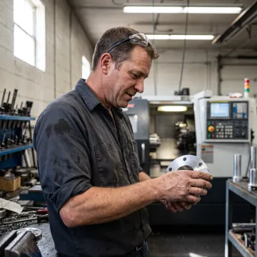 Precision flange manufacturing process
