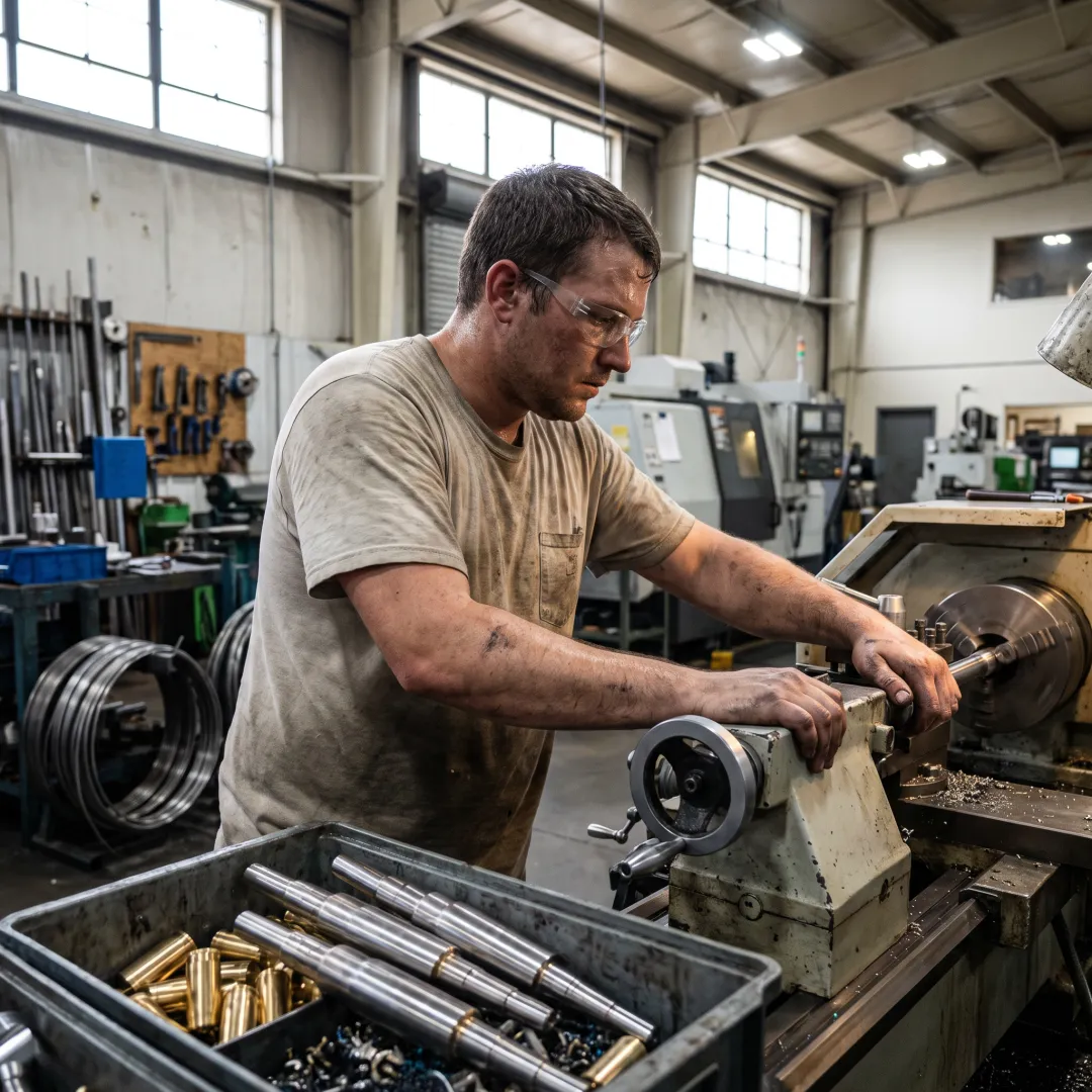 Machined renewable energy component production