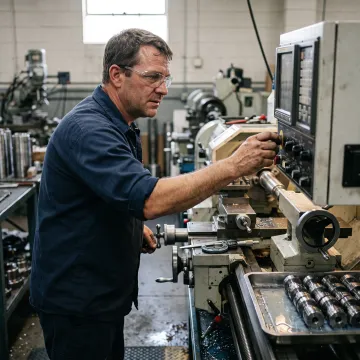 Precision machining process for defense parts