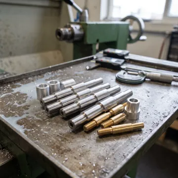 Precision manufacturing process for turned metal parts