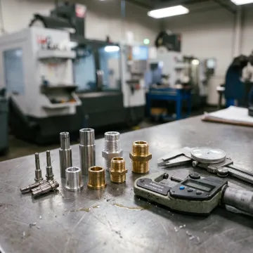 Machined electronic connector parts