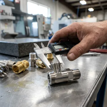 Custom CNC machined pipe fittings