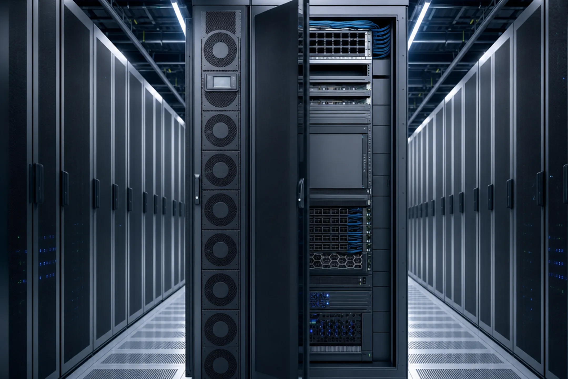 Interconnected data center network with servers supporting cloud replication