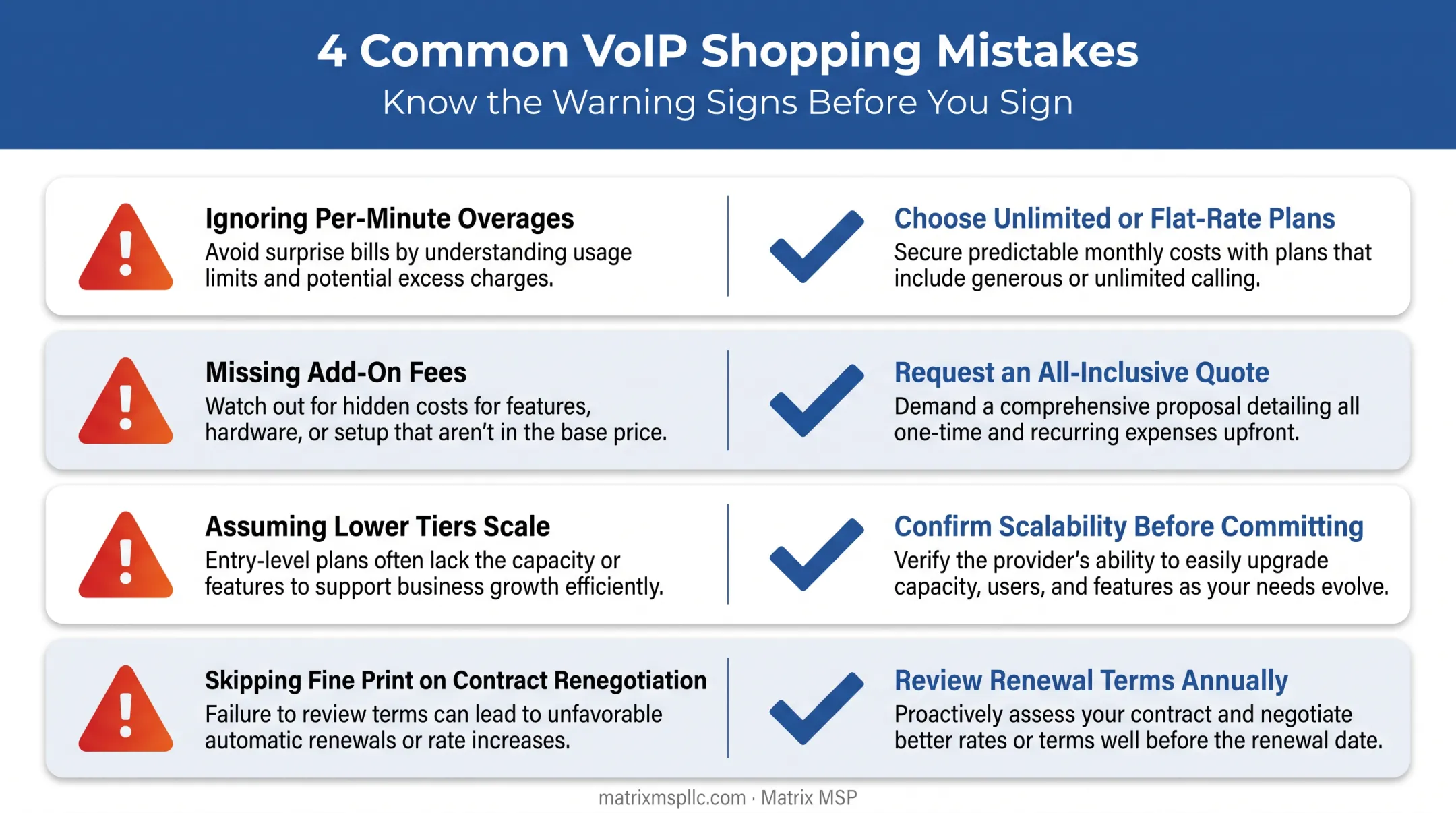 Four common VoIP buying mistakes small businesses should avoid