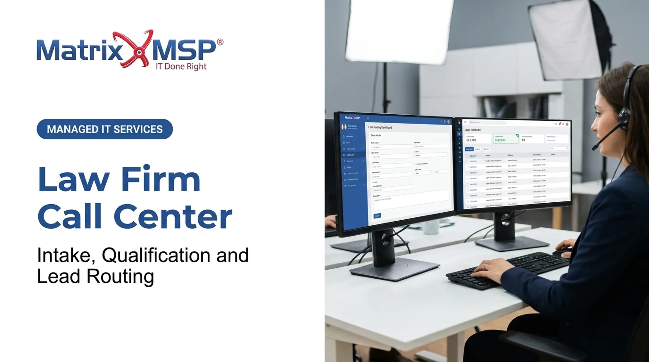 Law Firm Call Center: Intake, Qualification and Lead Routing