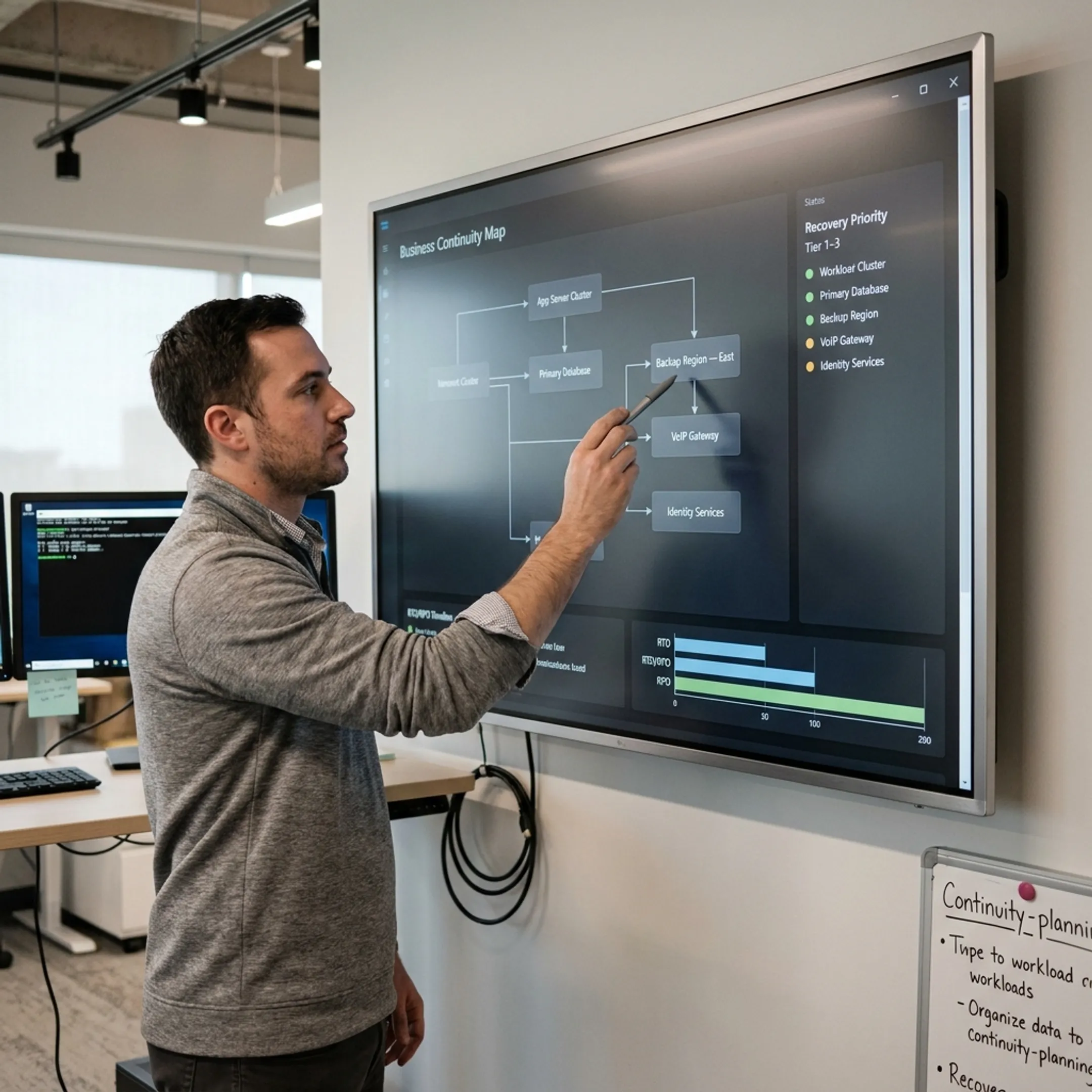 Engineer planning Azure workload recovery
