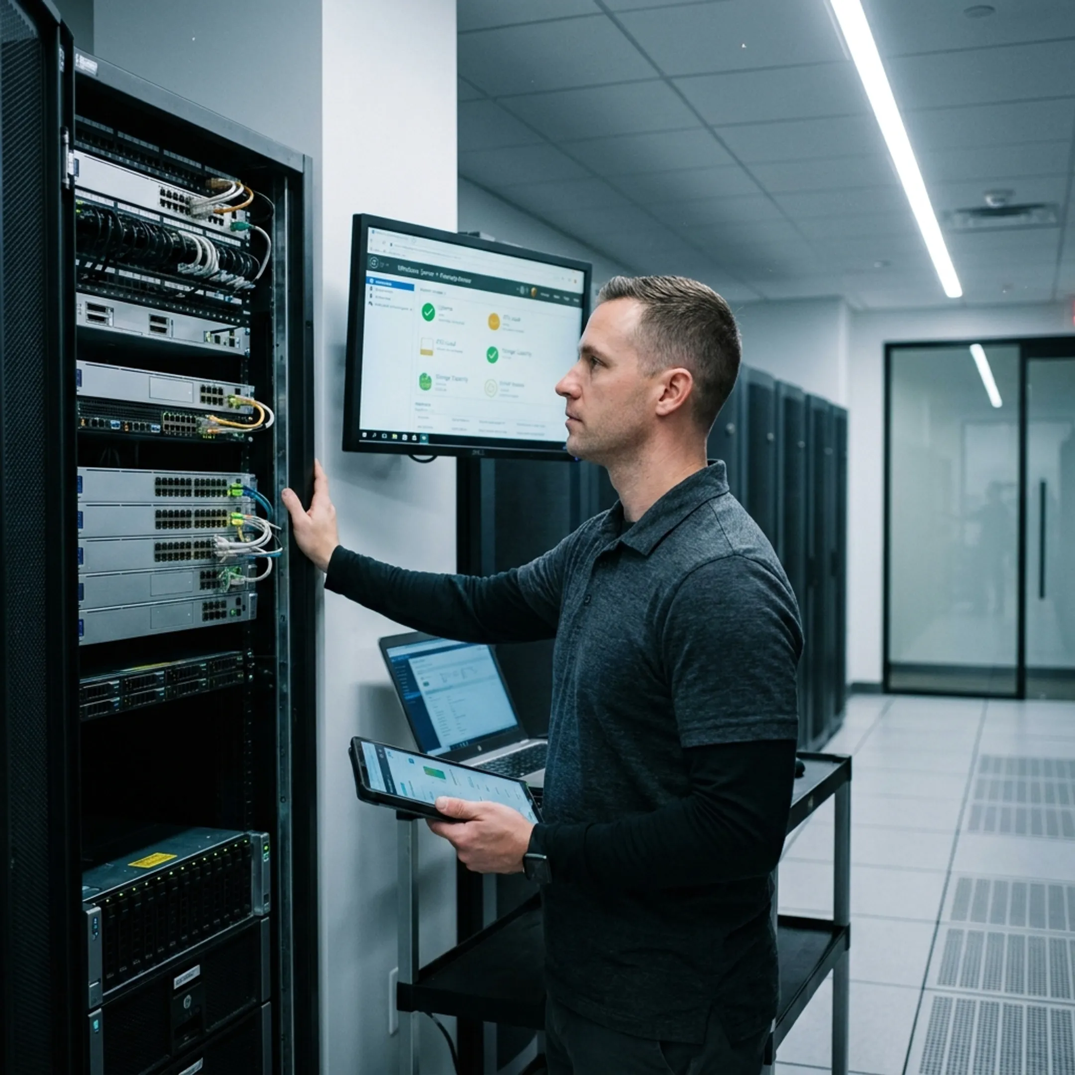 Managed Windows server hosting infrastructure