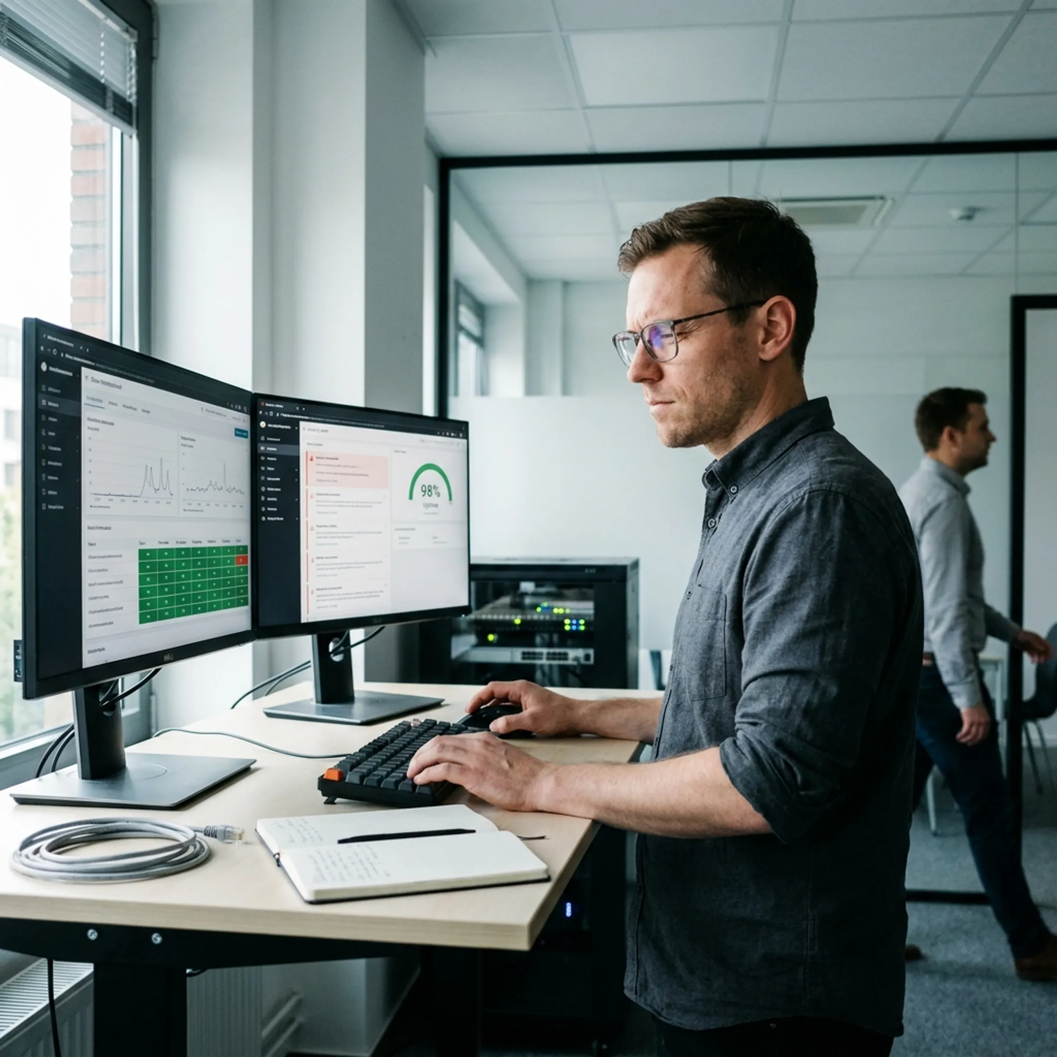 IT professional managing Azure cloud services