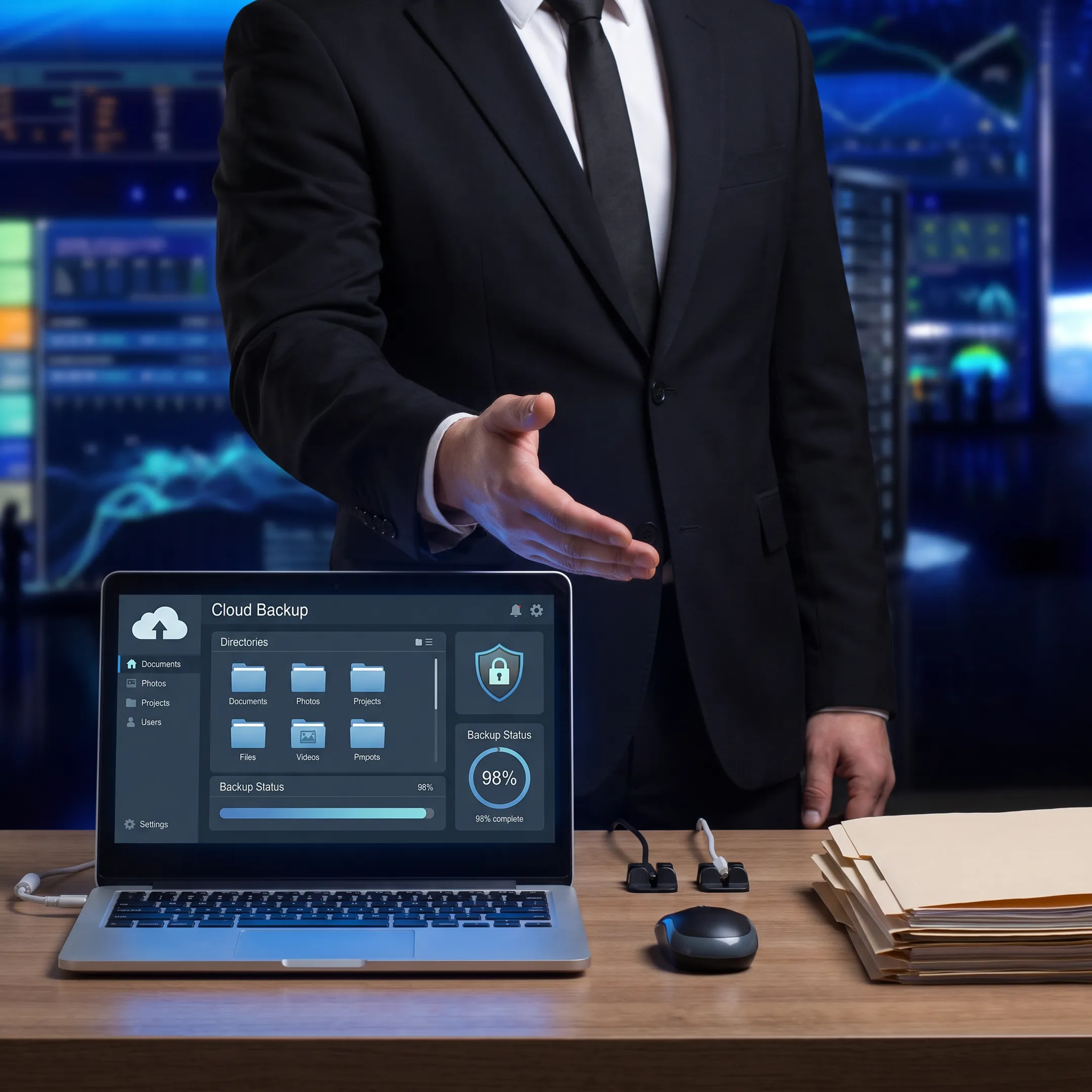 IT professional reviewing Google Workspace backup status